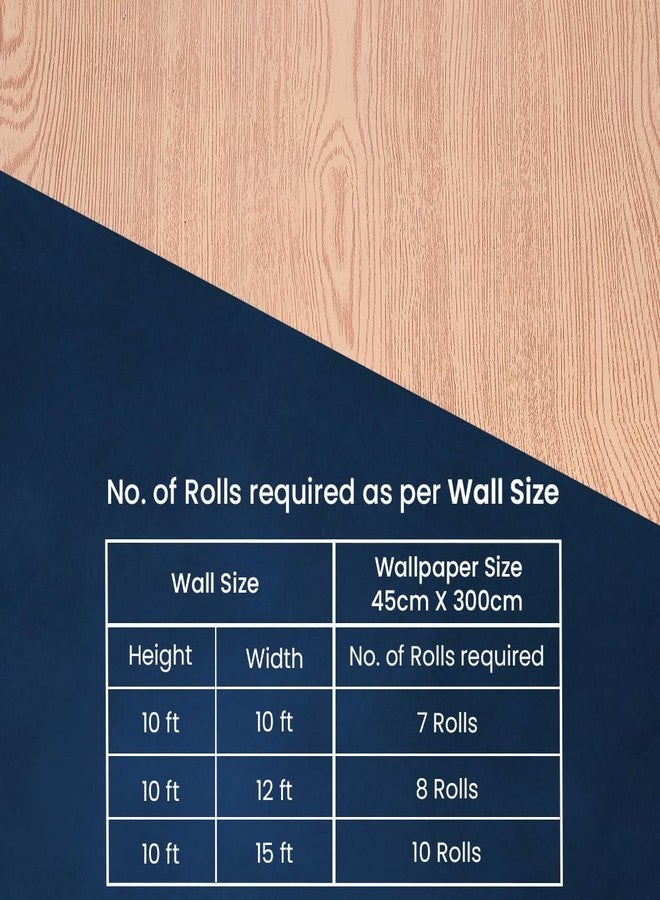 ANNACREATIONS Self Adhesive Waterproof (45 x 304 cm) Wood Wallpaper Wall Sticker for Living Room Hall Bedroom Decoration PVC Vinyl Wall Stickers - Image 5
